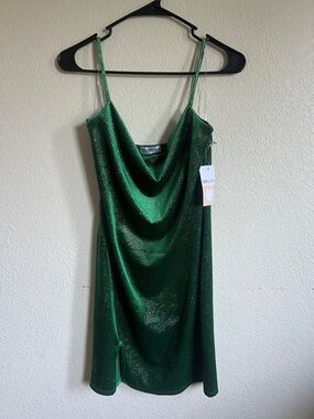 Popular 21 Sparkly Velvet Mini Dress